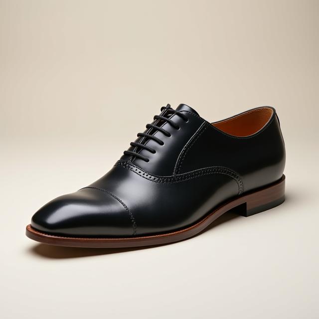 Eleganter schwarzer Oxford-Schuh aus der Business Kollektion